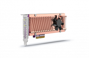 Dual M.2 22110/2280 PCIE SSD Expansion Card (Pcie GEN2 X4), Low-Profile Bracket Pre-Loaded, Low-Profile Flat And Full-Height Are Bundled *Shorter Version To Support TVS-X82/TS-X77 PCIE Slot 2 & Slot